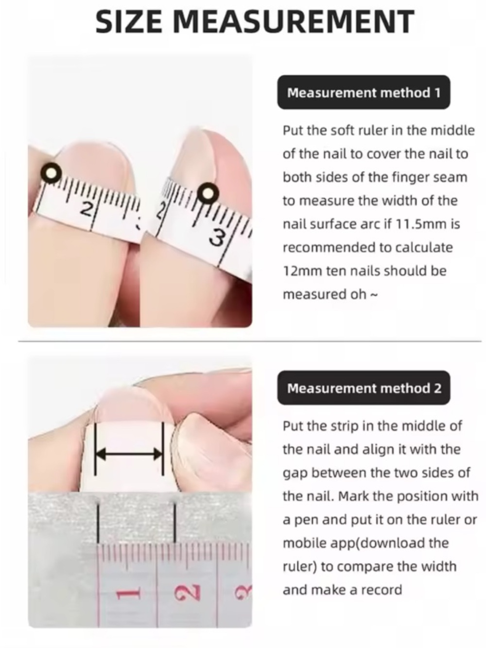 24 pcs nails luxury natural delicate & comfortable - Picture 4 of 5